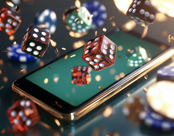 Studio live dealer number table di aplikasi mobile hobicuan menampilkan blackjack dengan multiple kamera dan dealer profesional